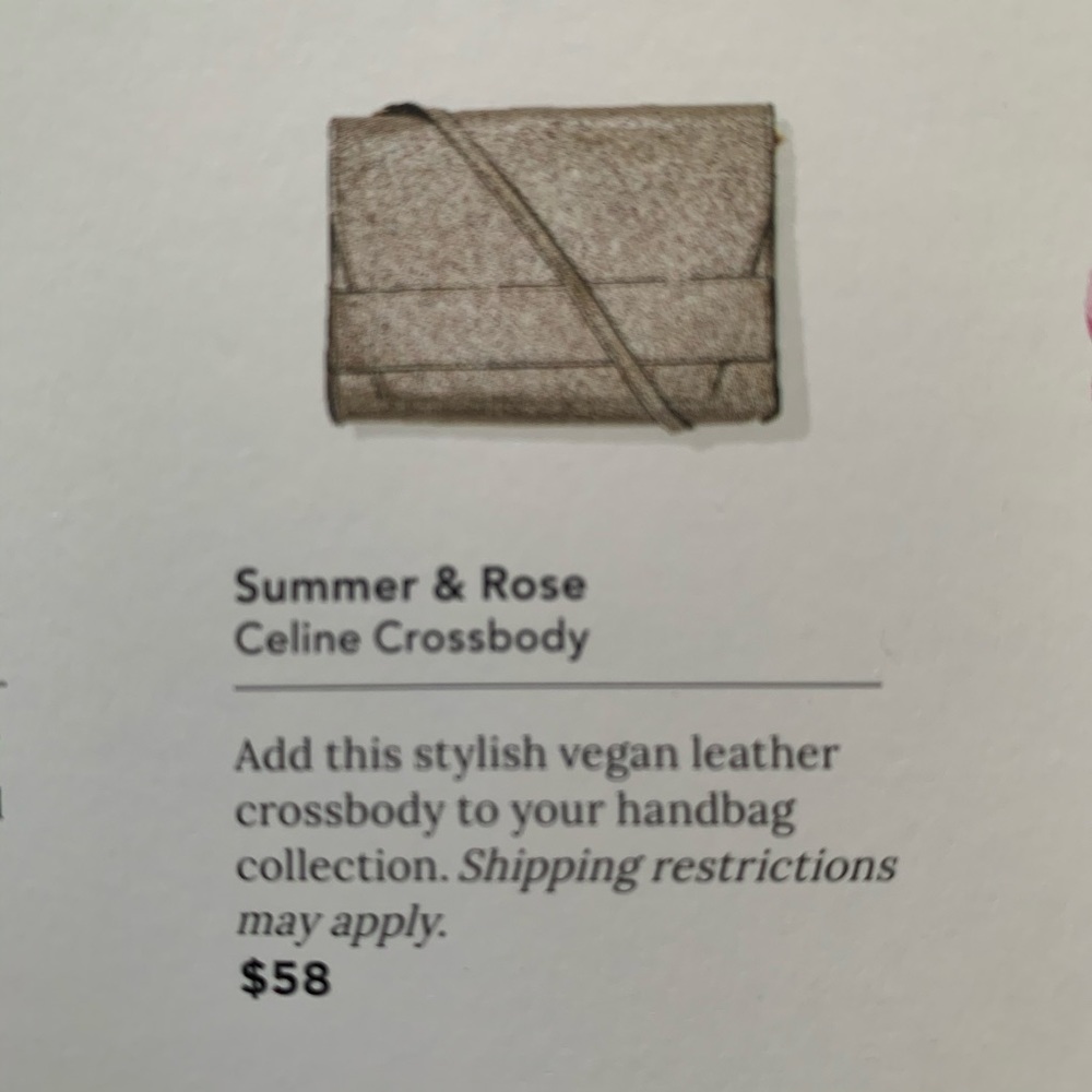 Summer & Rose Celine Crossbody